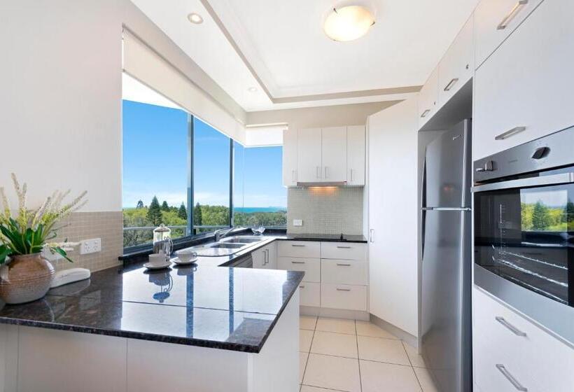 带3个卧室带海景的公寓, Santorini Twin Waters