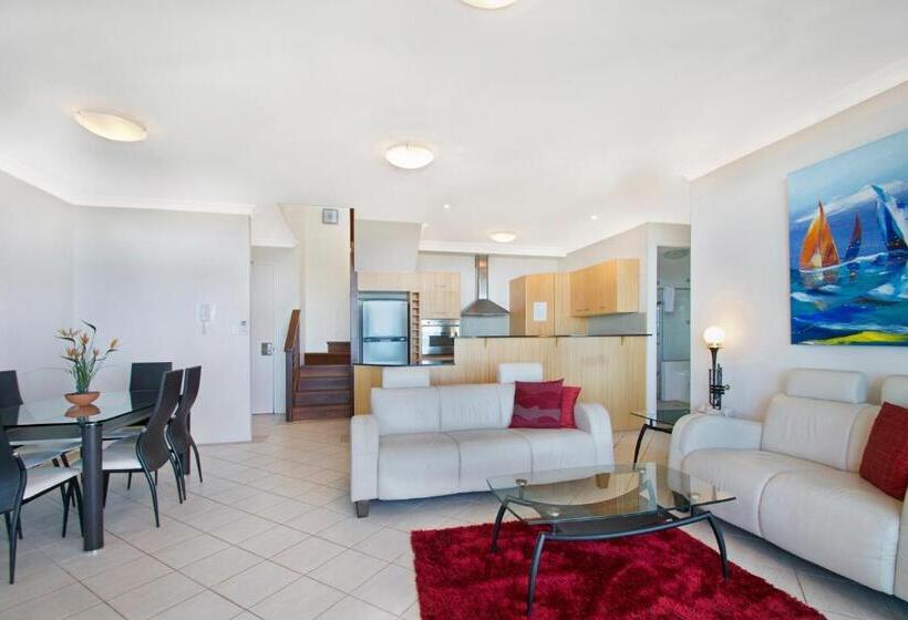 带两个卧室的顶楼公寓, Santorini Twin Waters