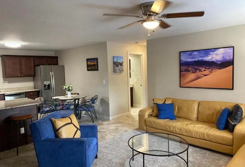 １ベッドルームアパートメント, Bell & Main Alamosa Studio Suite Walking Distance To Downtown