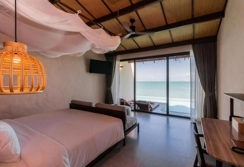 オーシャンビューデラックスルーム, The Flow Samui Beach Resort