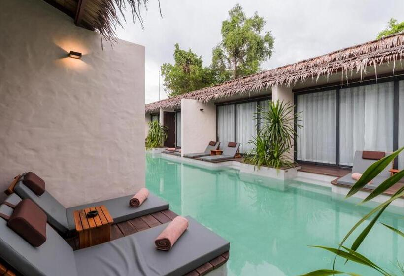 キングサイズベッドのスタンダードルーム, The Flow Samui Beach Resort