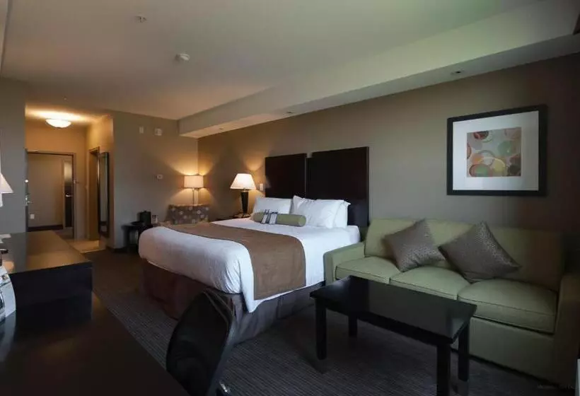 身障者適用キングサイズベッドルーム, Best Western Plus Moose Jaw