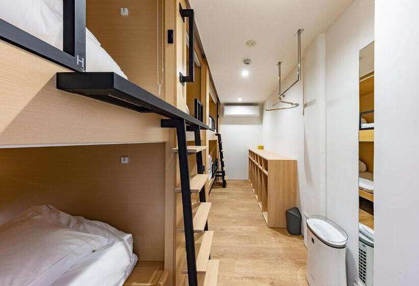سرير فى غرفة مشتركه, Plat Hostel Keikyu Kamakura Wave