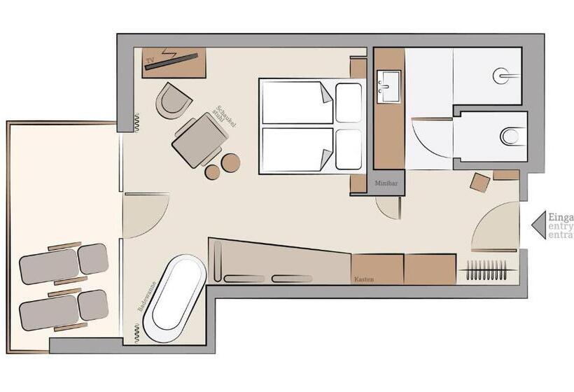발코니 디럭스 룸, Das.goldberg