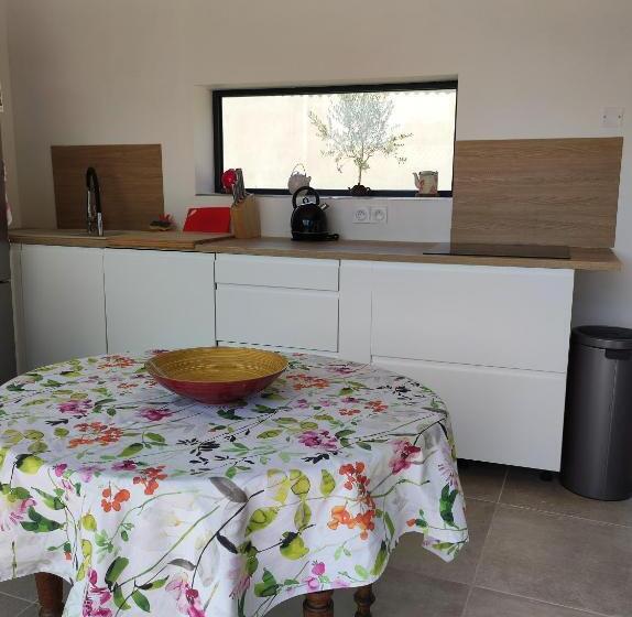 标准房带园景, La Maison Des Romarins Chambres Cosy Climatisées Piscine Cuisine