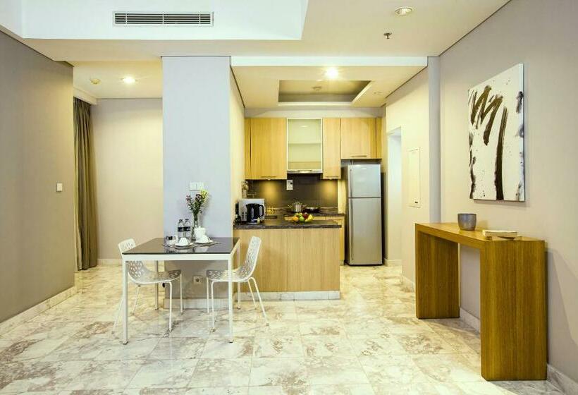 带1个卧室的豪华公寓, Fraser Residence Sudirman, Jakarta