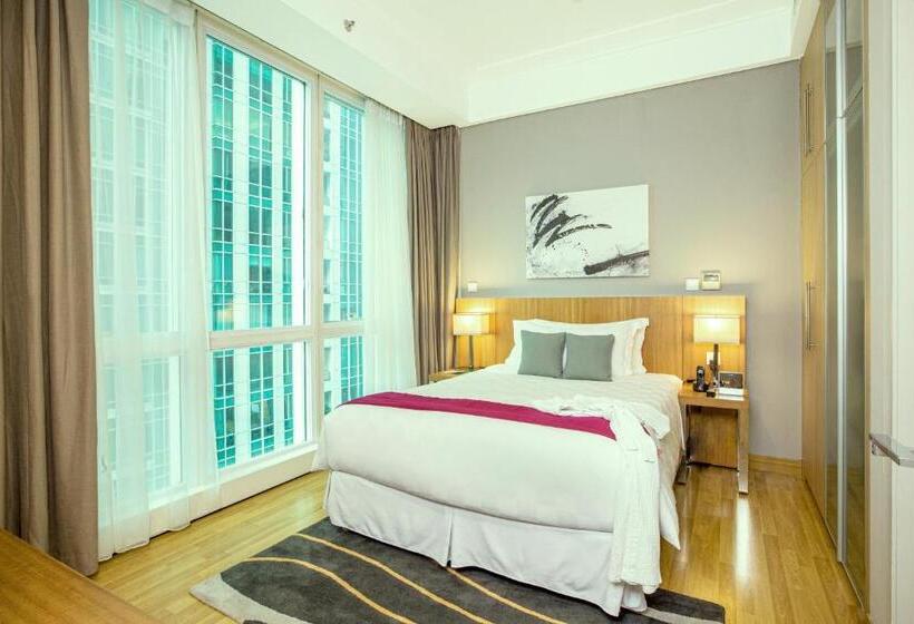 침실 1개 프리미엄 아파트, Fraser Residence Sudirman, Jakarta