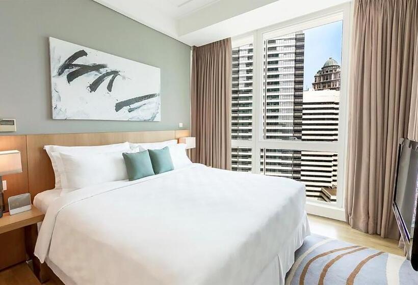 침실 2개 디럭스 아파트, Fraser Residence Sudirman, Jakarta