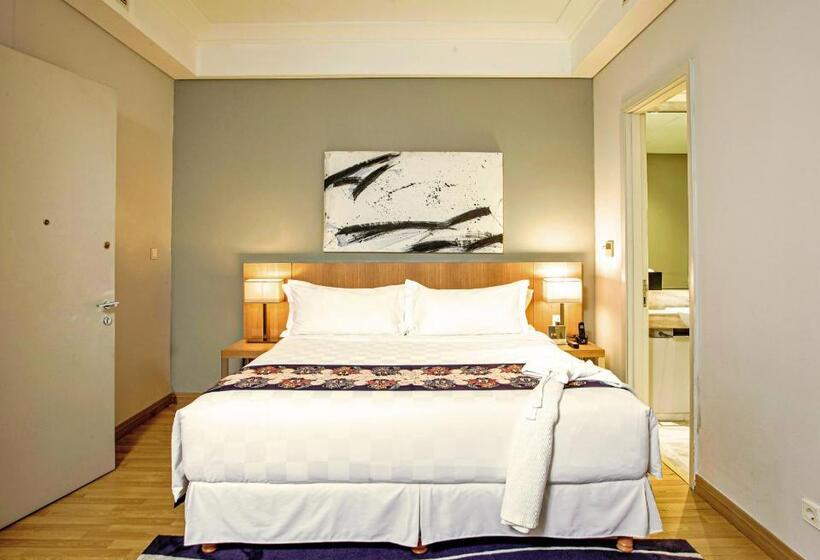 דירת דלוקס 3 חדרי שינה, Fraser Residence Sudirman, Jakarta