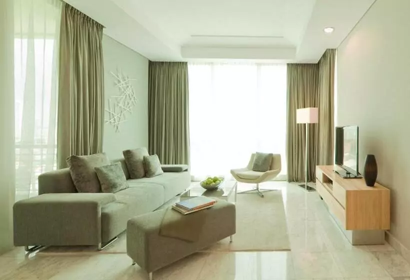 ３ベッドルームのデラックスアパートメント, Fraser Residence Sudirman, Jakarta