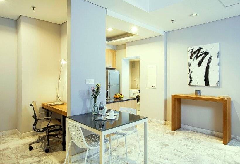带1个卧室的豪华公寓, Fraser Residence Sudirman, Jakarta