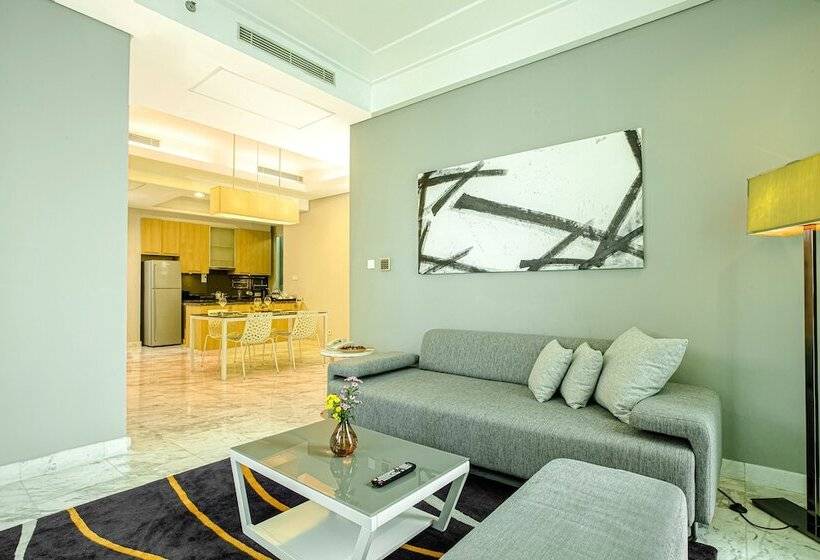 带2个卧室的优质公寓, Fraser Residence Sudirman, Jakarta