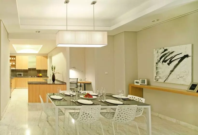 ３ベッドルームのデラックスアパートメント, Fraser Residence Sudirman, Jakarta