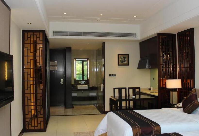 חדר דלוקס נוף לגינה, Mels Weldon Evergreen Lake Hotel Heyuan