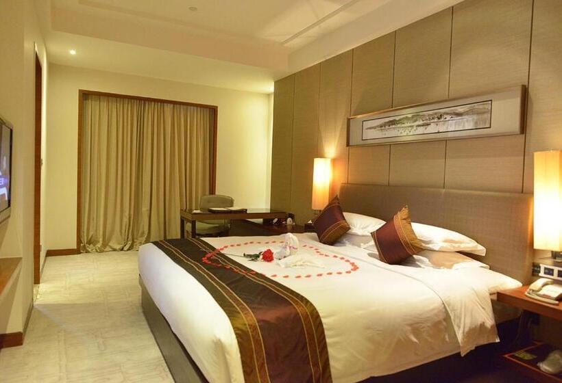 חדר דלוקס נוף לגינה, Mels Weldon Evergreen Lake Hotel Heyuan