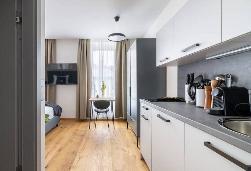 Люкс, Limehome Villach Gerbergasse