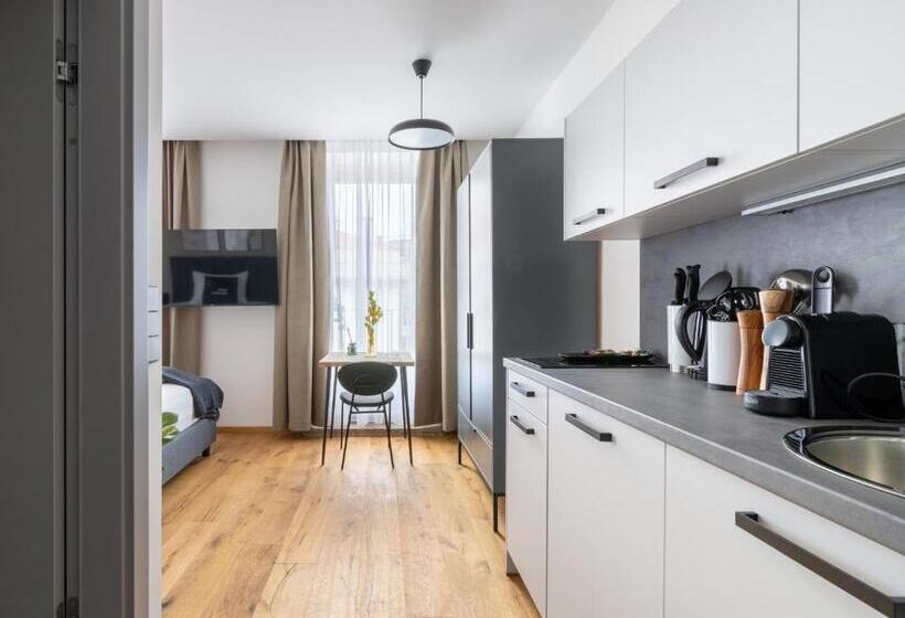 Люкс, Limehome Villach Gerbergasse