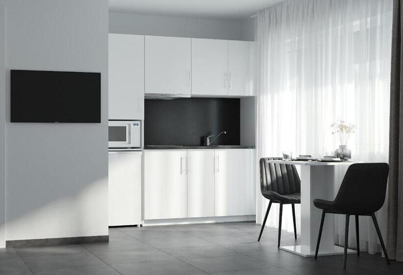 带1个卧室的舒适公寓, The Residences   Apartments Frankfurt