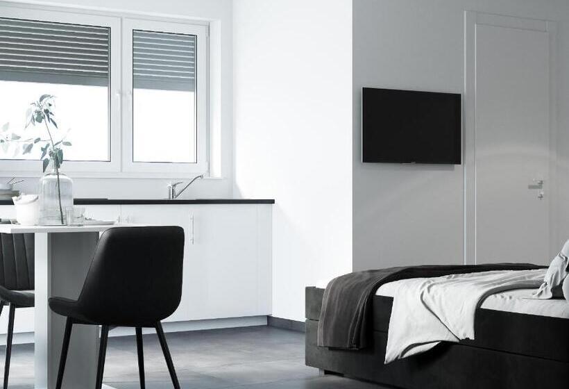 1 Bedroom Premium Apartment with Terrace, The Residences   Apartments Frankfurt