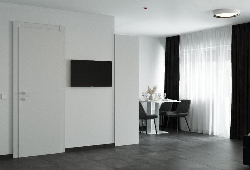 带1个卧室的带阳台的公寓, The Residences   Apartments Frankfurt