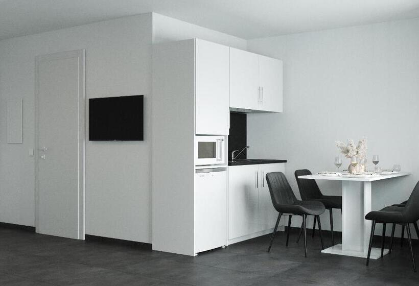 带1个卧室的带阳台的公寓, The Residences   Apartments Frankfurt