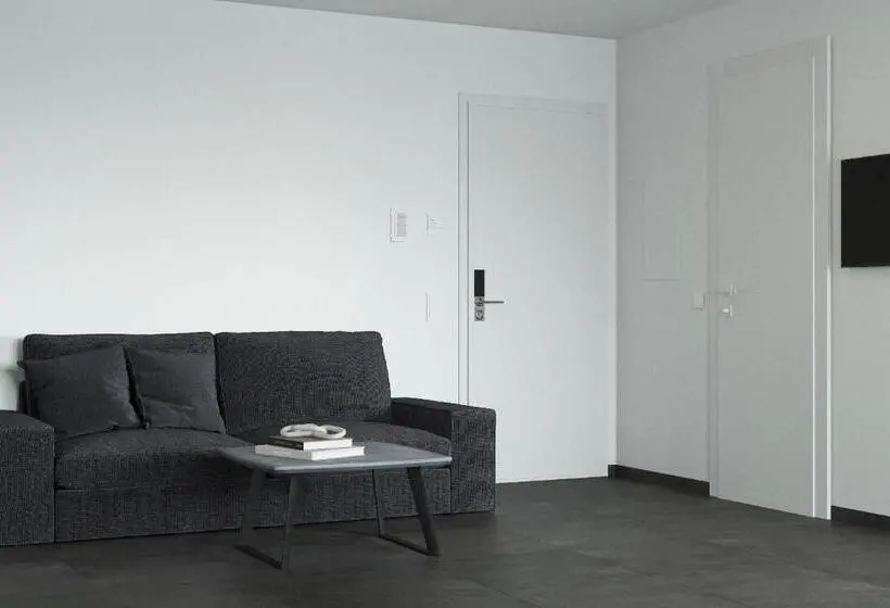 Huoneisto 1 Makuuhuone Terassi, The Residences   Apartments Frankfurt