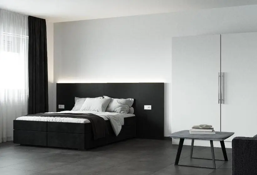 Huoneisto 1 Makuuhuone Terassi, The Residences   Apartments Frankfurt