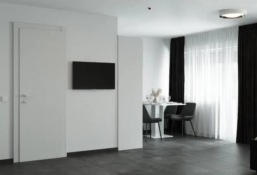 Huoneisto 1 Makuuhuone Parveke, The Residences   Apartments Frankfurt