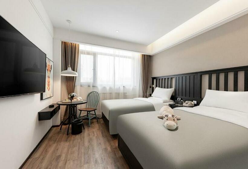 标准间, 银座精宿酒店   济南泺源大街泉城广场宽厚里店