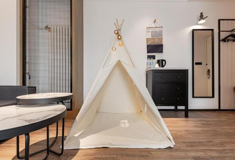 家庭主题房间, 银座精宿酒店   济南泺源大街泉城广场宽厚里店