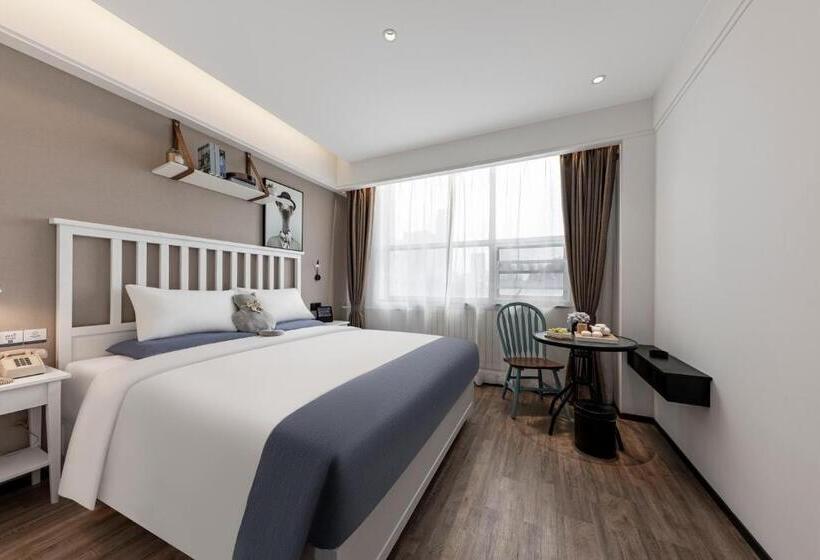 豪华房间, 银座精宿酒店   济南泺源大街泉城广场宽厚里店