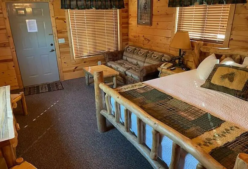 キングサイズベッドのスーペリアルーム, Badlands Frontier Cabins