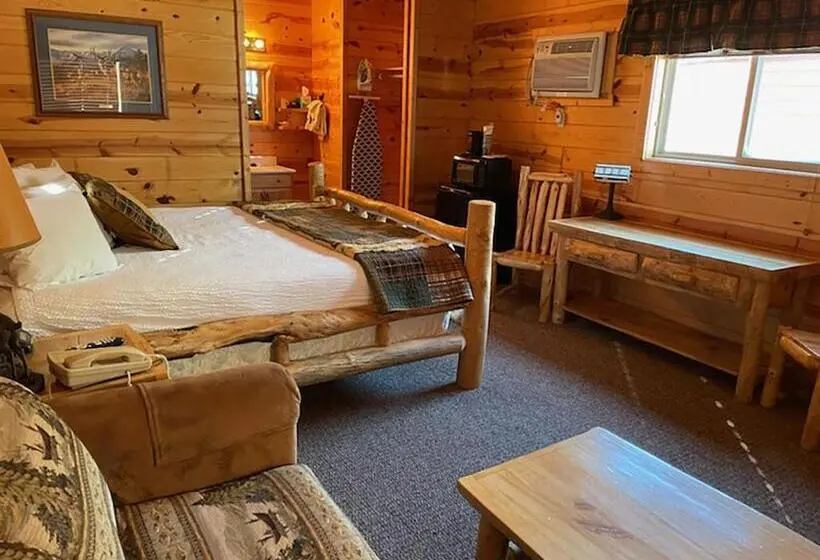 キングサイズベッドのスーペリアルーム, Badlands Frontier Cabins