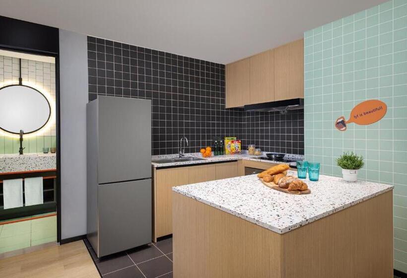 شقة 4 غرف, Lyf Midtown Hangzhou