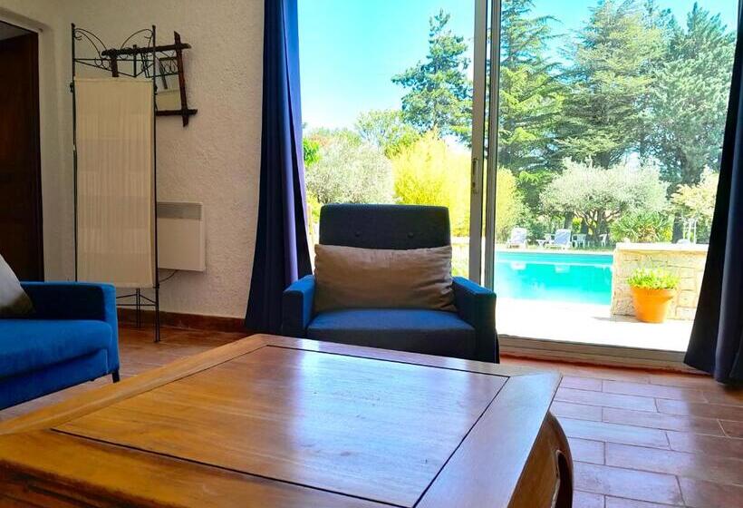 جناح مطلّ علي حمام السباحة, Le Mas Des Lavandes