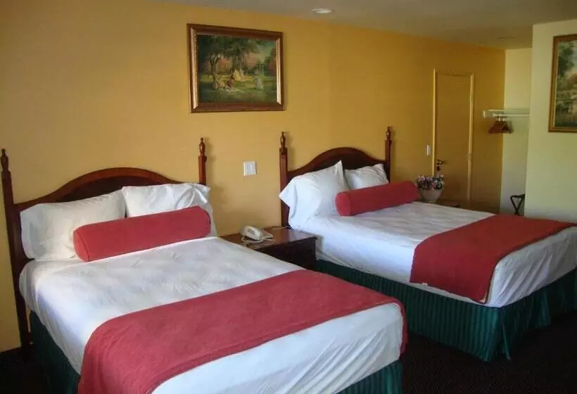 ２ダブルベッドのスタンダードルーム, Americas Best Value Inn And Suites  Yucca Valley