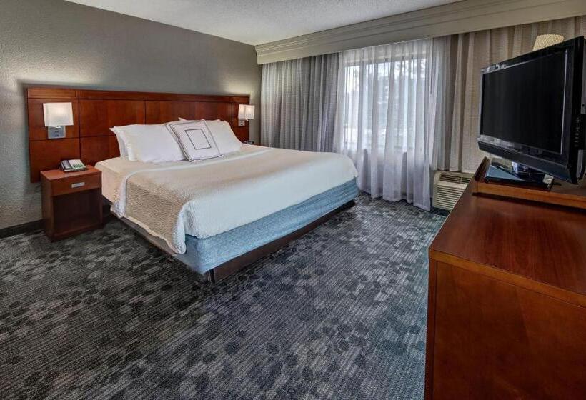 带大床的标准间, Courtyard By Marriott Troy