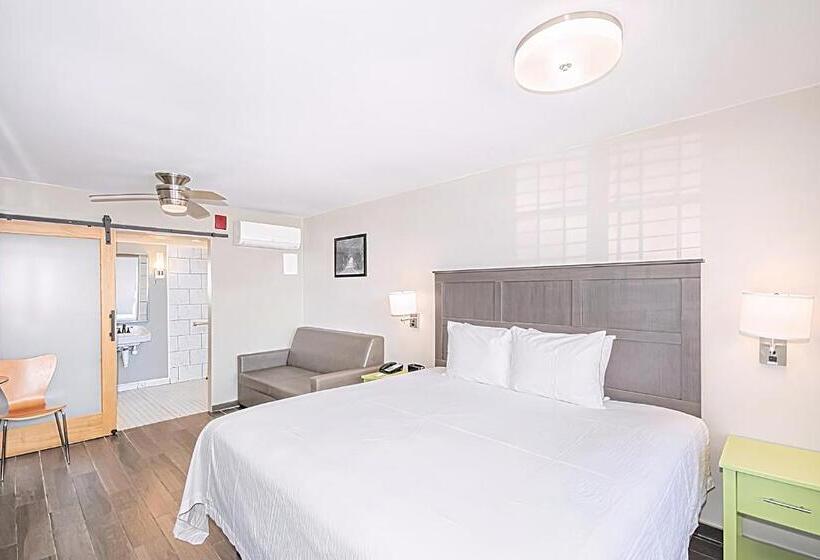 身障者適用キングサイズベッドルーム, Seven Hills Suites