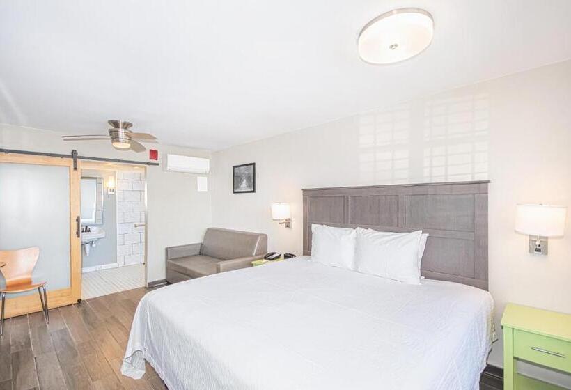 身障者適用キングサイズベッドルーム, Seven Hills Suites