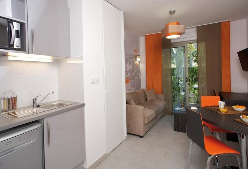 Апартаменты 1 Спальня, Lagrange Aparthotel Montpellier Millénaire