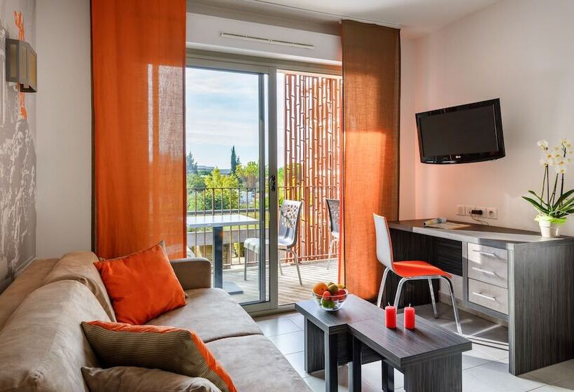 דירת חדר, Lagrange Aparthotel Montpellier Millénaire