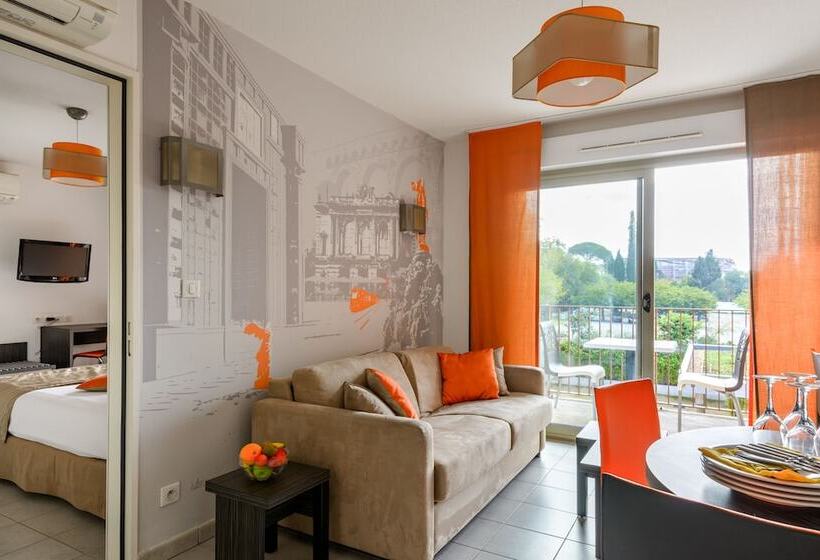 דירת חדר, Lagrange Aparthotel Montpellier Millénaire
