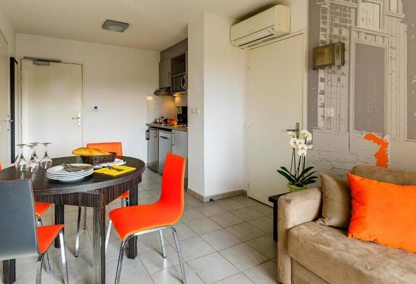 דירת חדר, Lagrange Aparthotel Montpellier Millénaire