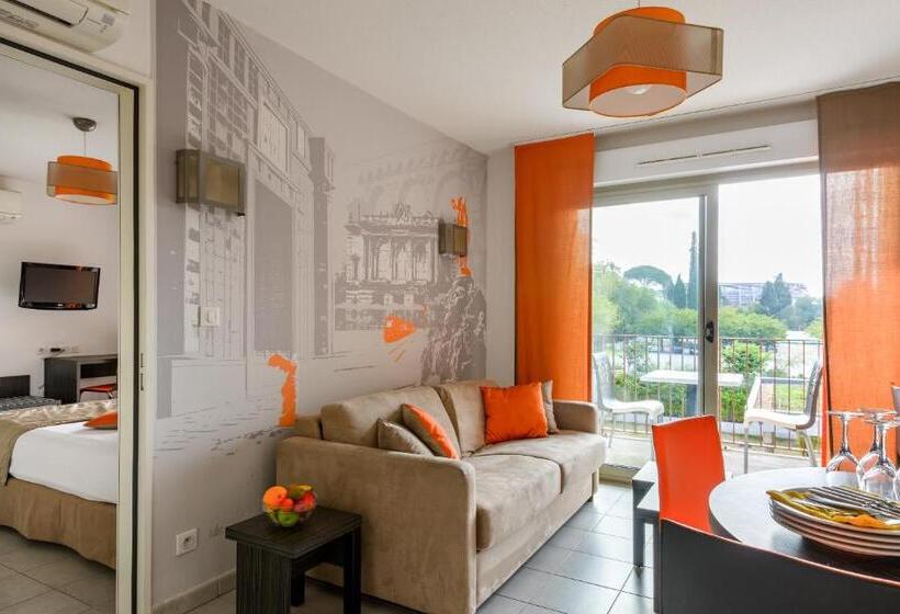 דירת חדר, Lagrange Aparthotel Montpellier Millénaire