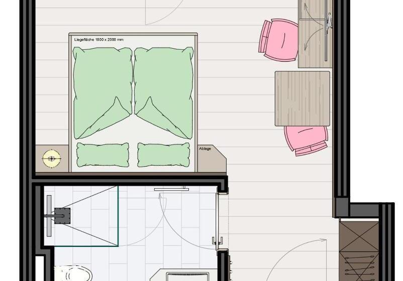 غرفة قياسية, Pension Appartement Sonnwend