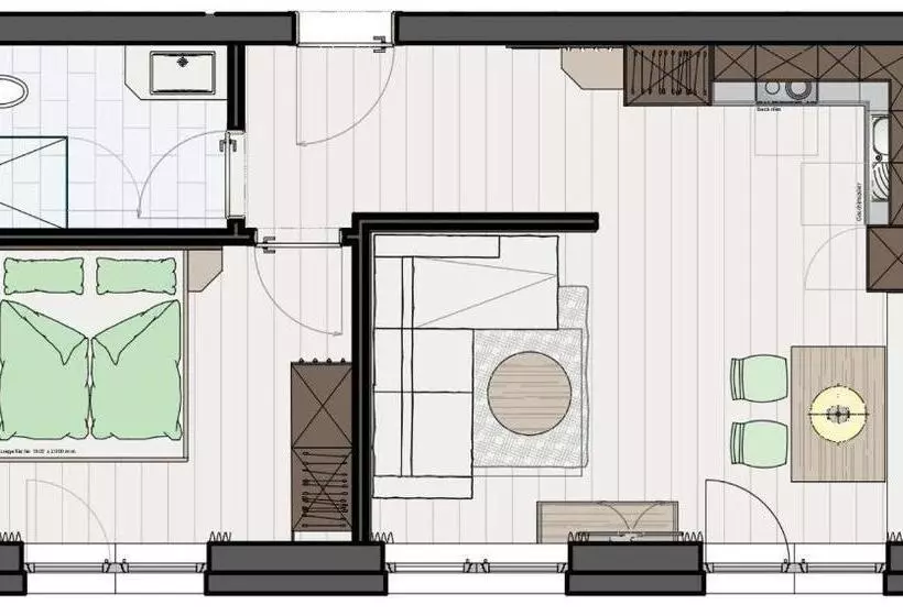 1ベッドルームアパートメント, Pension Appartement Sonnwend
