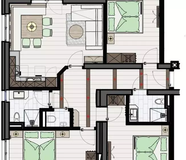 3ベッドルームアパートメント, Pension Appartement Sonnwend