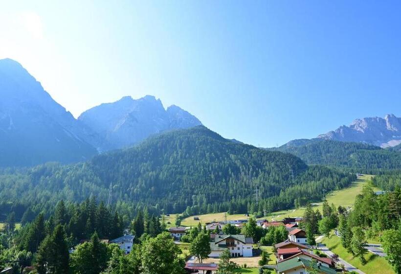 شقة غرفة نوم واحدة مزودة بشُرفة, Das Alpspitz