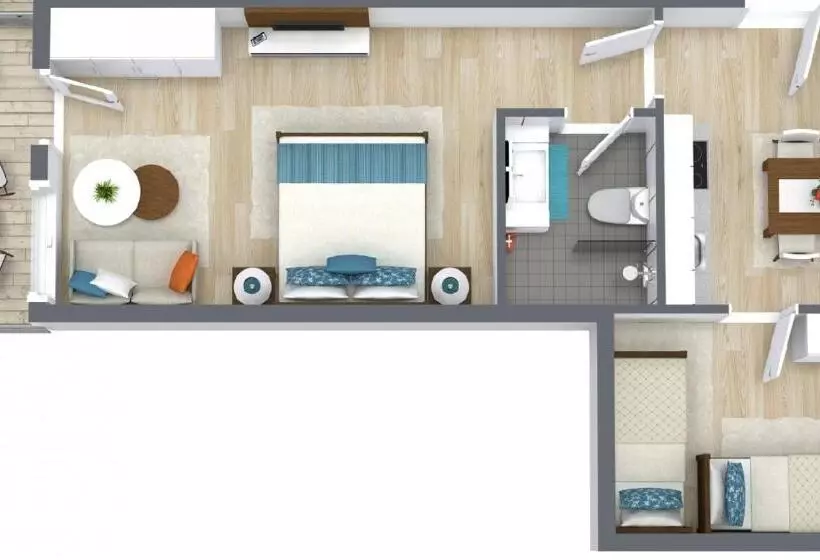 Apartament 1 Dormitori amb Balcó, Das Alpspitz