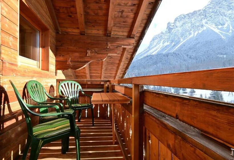 شقة غرفة نوم واحدة مزودة بشُرفة, Das Alpspitz